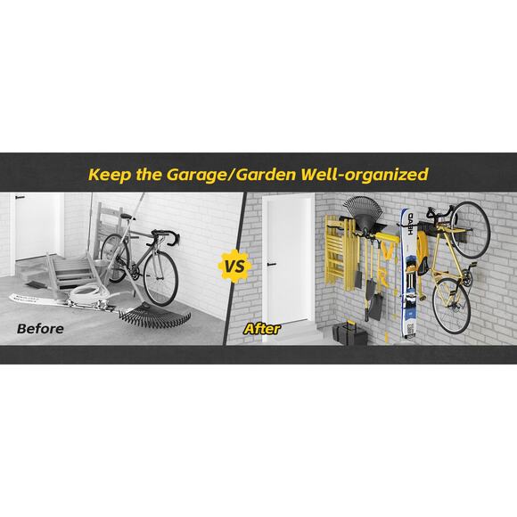 48" Alloy Steel with 3 Panels & 7 Hooks Heavy Duty 440lbs Adjustable Hooks - Picture 10 of 10